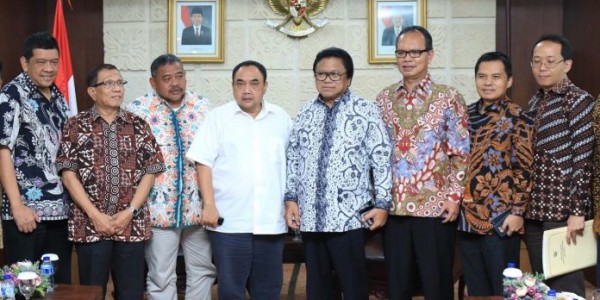 Dikunjungi Pengurus PWI, OSO: PWI Harus Bermartabat Dan Buat Pers Lebih Baik