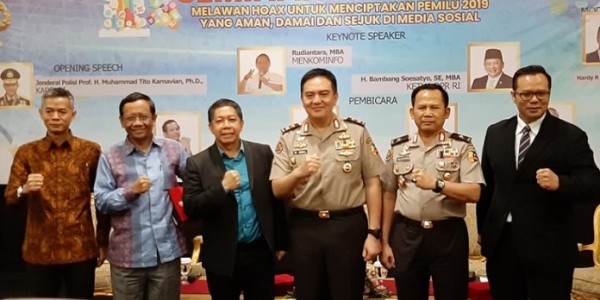 Polri Ajak Lawan Hoaks Demi Pemilu yang Aman, Damai dan Sejuk