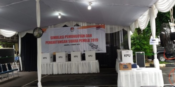 KPU Gelar Simulasi Pemungutan dan Penghitungan Suara