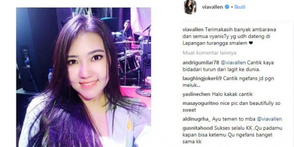 Unggah Foto, Via Vallen Dijodoh-jodohkan dengan Nicholas Saputra