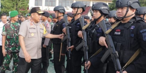 1.219 Personil Polda Kalsel Bergeser Amankan TPS
