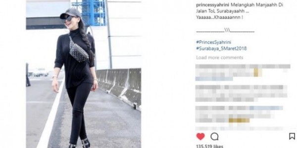 Syahrini Terancam Penjara 18 Bulan