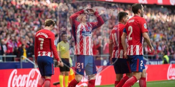Atletico Madrid Pangkas Jarak Dari Barca Jadi Sembilan Poin