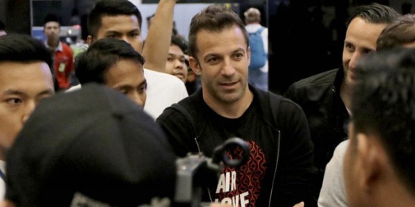 Del Piero Senang Bisa Bantu Korban Gunung Sinabung