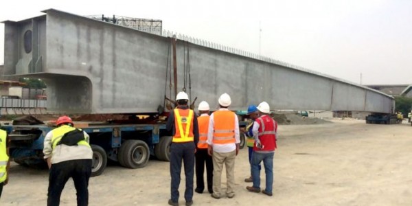 Jalan Tol Jakarta-Cikampek II (Elevated) Mulai Pemasangan (Instalasi) Perdana _Steel Box Girder
