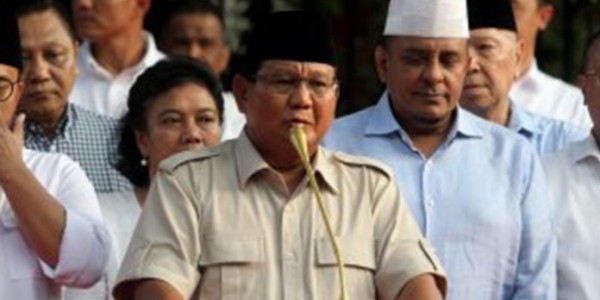 Prabowo Sampaikan Duka Kepada Aa Gym
