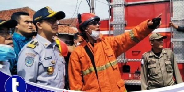 Museum Bahari Terbakar, Anies Pantau Langsung Penanganan di Lokasi
