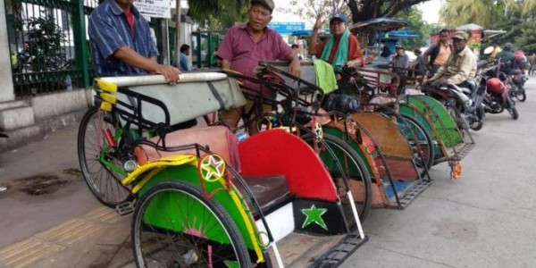 Pengemudi Becak Dari Luar Jangan Coba-coba Masuk Jakarta