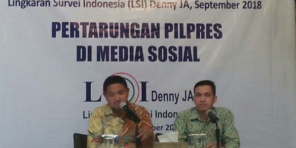 Hasil Survei LSI: Jokowi-Ma’ruf  Amin ‘Jawara’ di Facebook