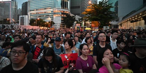 Ribuan Orang Kumpul di Hong Kong Tolak Rencana Ekstradisi ke Cina