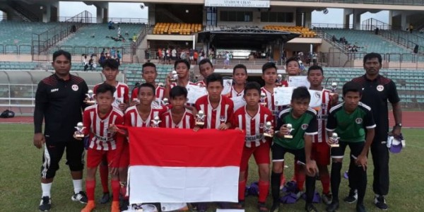 Timnas U-14 Raih Runner Up di Borneo Football Cup 2018