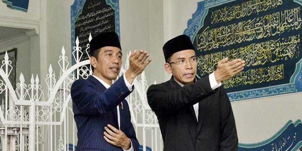 Ditemani TGB, Jokowi Kunjungi Lokasi Gempa
