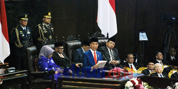 Presiden Jokowi  Sampaikan Laporan RAPBN 2020