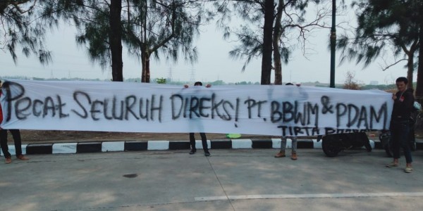 PAD Melorot, Pemuda Karya Tuding Direksi BBWM dan PDAM Tirta Bhagasasi Bohongi Rakyat Bekasi