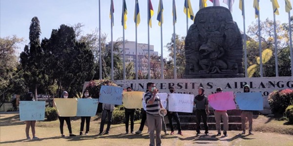 Aliansi Mahasiswa Unair Bersatu Mendukung Penuh Revisi UU KPK