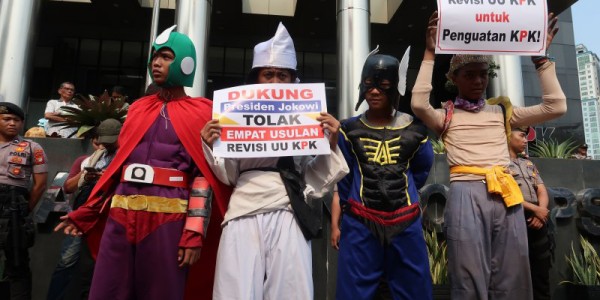 Aliansi Rakyat Lawan Korupsi Dukung Jokowi Revisi UU KPK