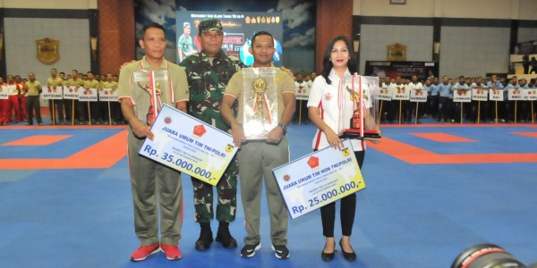Kasum TNI Tutup Kejurnas Karate Piala Panglima TNI ke-VII Tahun 2019