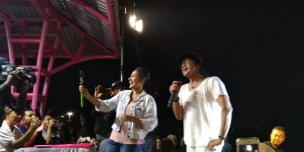 Dari Atas Laut, Andi/Rif Hebohkan Eco Music Camp