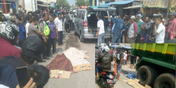 Truk Tanah Makan Korban di Babelan