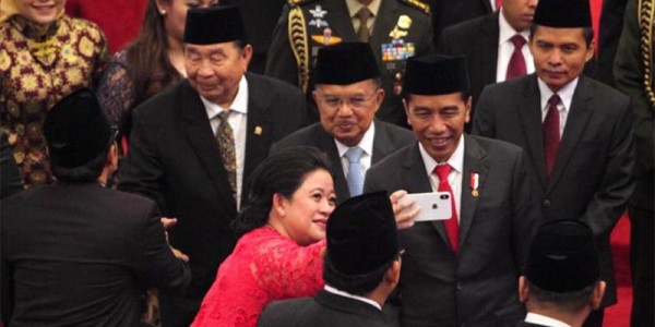 Puan, Azis, Dasco, Gobel dan Cak Imin Resmi Jadi Pimpinan DPR 2019-2024