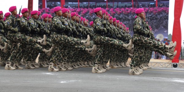 Panglima TNI Saksikan Gladi Bersih Upacara HUT ke-74 TNI