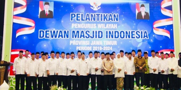 JK Lantik Pimpinan Wilayah DMI Jawa Timur