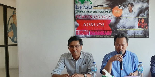 LKSB: Pemberantasan Korupsi Tak Bisa Dilakukan Setengah-setengah