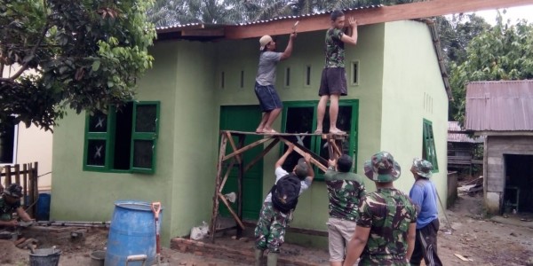 Satgas TMMD Hadirkan Rumah Idaman Buat Sarwanto 