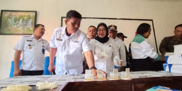 214 Personil Satpol PP Sergai Tes Urine, Hasilnya Negatif 