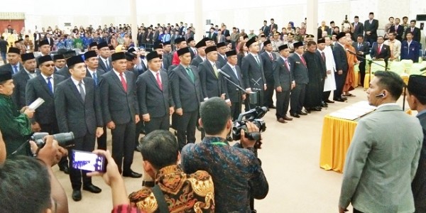 45 Anggota DPRD Sergai Periode 2019-2024 Resmi Dilantik