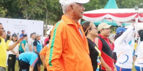 Bupati Dan OPD Tobasa Digoyang Senam Geramas
