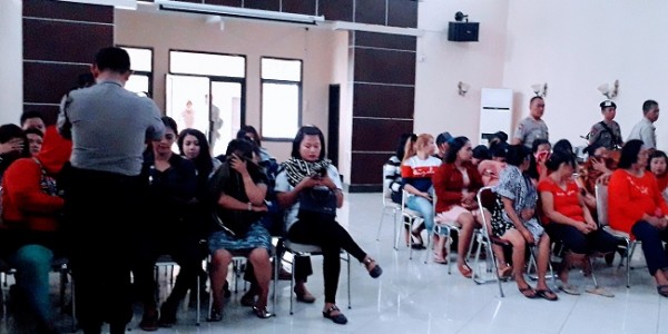 Puluhan Wanita Kupu-Kupu Malam Terjaring Operasi Pekat Diamankan di Mapolres Subang