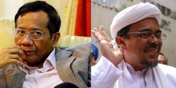 HRS Dicekal, Mahfud MD Minta Suratnya Dikirim ke Kantornya