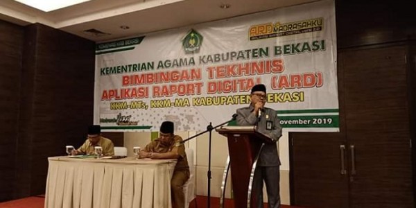 Buka Bimtek ADR, Kemenag Kabupaten Bekasi Anjurkan Guru Mendidik dengan Ikhlas  