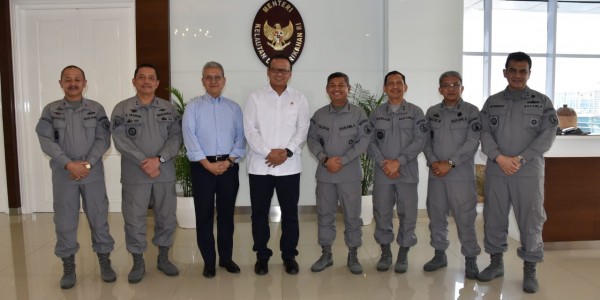 Mantapkan Operasi, Kepala Bakamla RI Lakukan Courtesy Call ke KKP