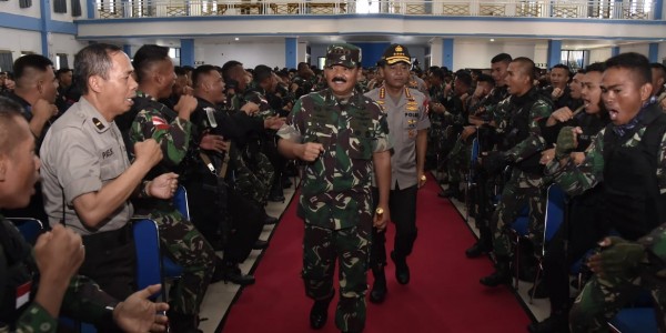 Panglima TNI Tegaskan Sinergitas TNI-Polri Sampai Akhir Hayat
