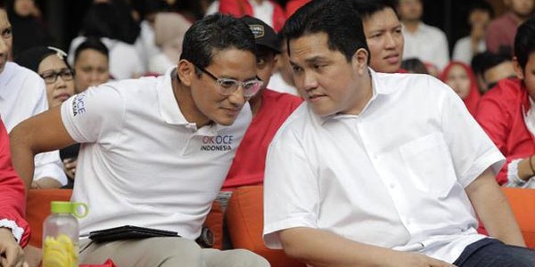 Erick Thohir: Nggak Mungkin Sandiaga Masuk BUMN