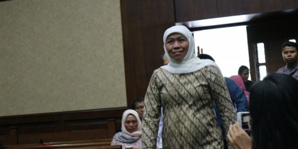 Khofifah Bantah Minta Rommy Perjuangkan Pengangkatan Haris
