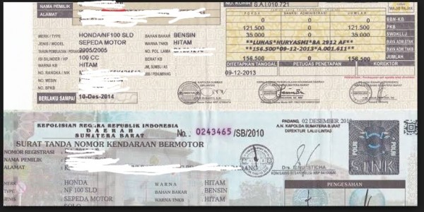 Peringatan, STNK Mobil dan Motor Anda Mati, Datanya Dihapus!