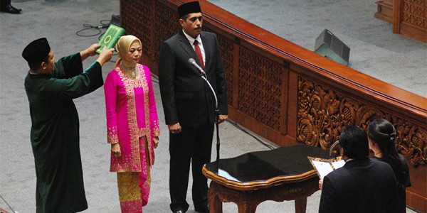 DPR Lantik Anggota Baru Pengganti Edhy Prabowo dan Zainudin Amali