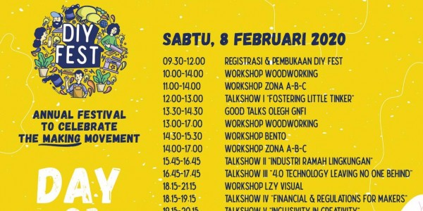 DIY Festival 2020, Bentuk Dukungan Program Developing Inclusive and Creative Economies
