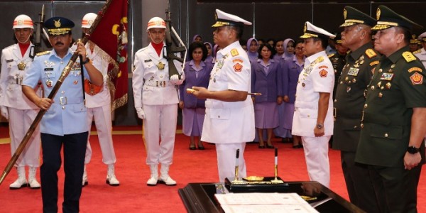 Panglima TNI Pimpin Sertijab Danjen Akademi TNI dan Asops TNI