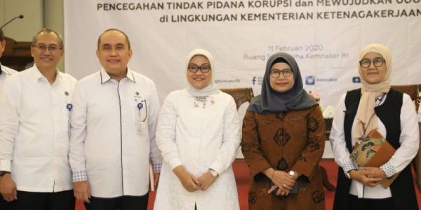 Kemnaker Gandeng KPK Cegah Korupsi
