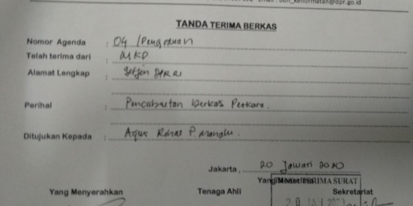 Sudah Cabut Laporan, Warga Pelapor Azis ke MKD Cabut Kuasa Kepada PAPD