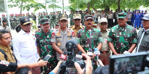 Panglima TNI Tinjau Lokasi Observasi WNI di Pulau Sebaru