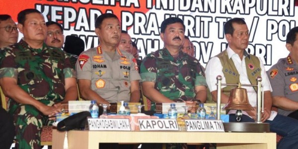 Kapolri dan Panglima TNI Tinjau Kesiapan Pembangunan RS Khusus Penyakit Menular