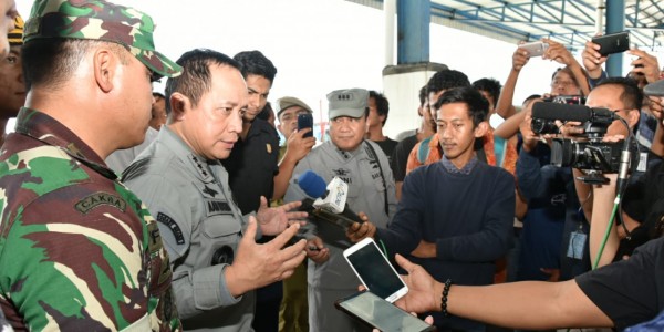 Kepala Bakamla Melakukan Kunjungan Kerja di Natuna