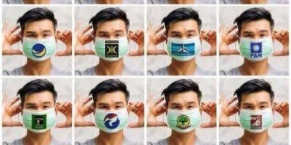 Jika Corona Terjadi Saat Pemilu, Pasti Banyak Masker Berlogo Parpol 