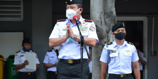 Gelar Halal Bihalal, Kepala Bakamla Pesan Jaga Kesehatan