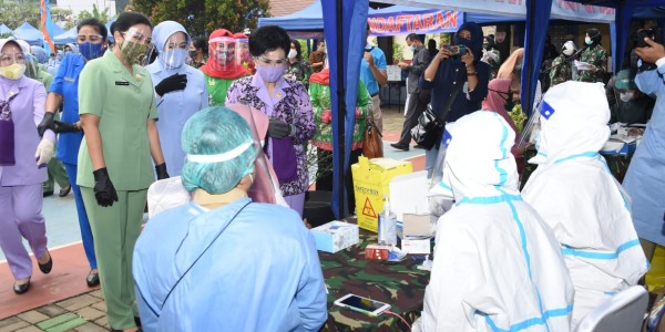 Dharma Pertiwi dan OASE KIM Laksanakan Rapid Test Gratis